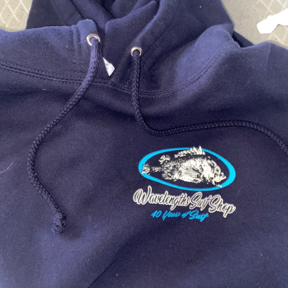 wave lengths surf shop hoodie